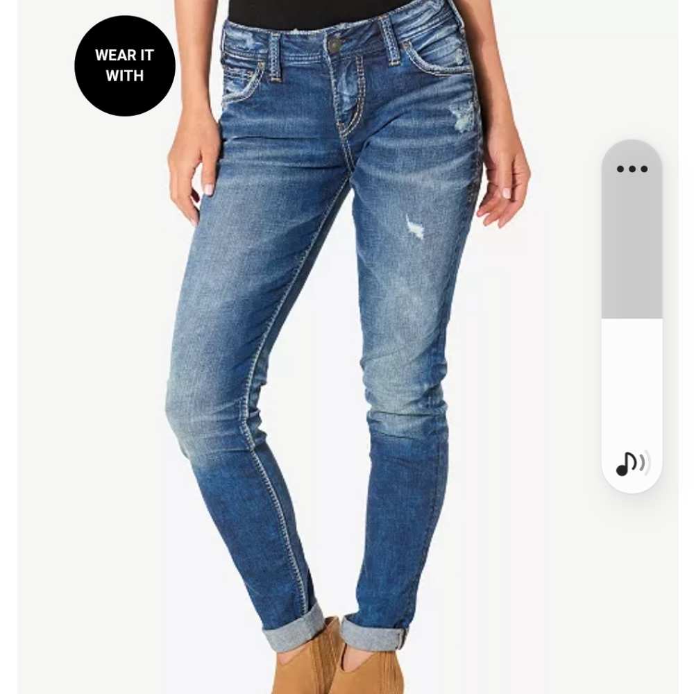 Silver Jeans Women's Blue Denim Jeans